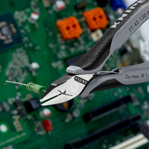 Elektronik-Seitenschneider ESD Mit durchgestecktem Gelenk | 77 42 130 ESD