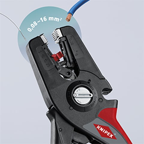 KNIPEX PreciStrip16® Automatische Abisolierzange | 12 52 195