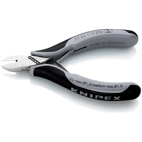 Knipex 77 22 115 ESD Elektronica-zijsnijtang ESD