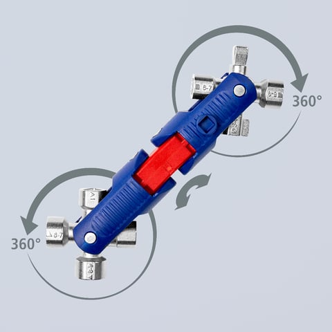 Universal Key JointKey Quadro For all standard shut-off systems