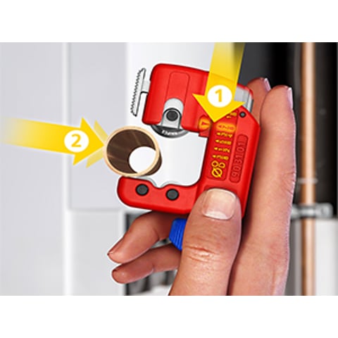 KNIPEX TubiX® S Pipe cutter | 90 31 01