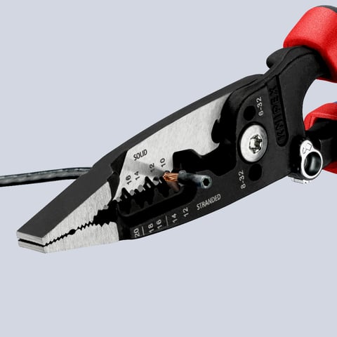 KNIPEX WireStripper Multifunktions-Elektrikerzangen Amerikanisches Modell | 13 72 8