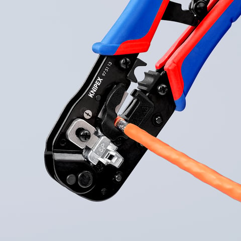 Crimping Pliers for RJ45 Western plugs | KNIPEX