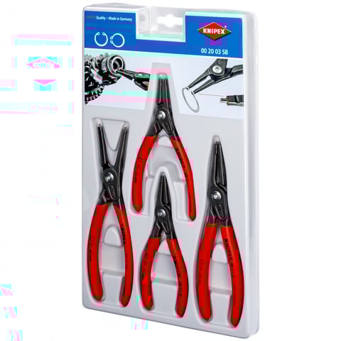 Präzisions-Sicherungsringzangen-Set 4-teilig | 00 20 03 SB