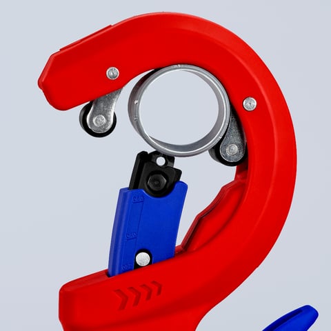 KNIPEX DP50 Rohrschneider für dünnwandige Kunststoff-Abflussrohre | 90 23 01 BK