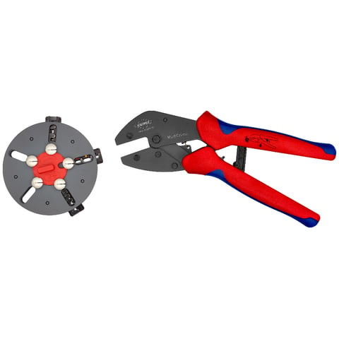 KNIPEX MultiCrimp® Crimpzange mit Wechselmagazin | KNIPEX