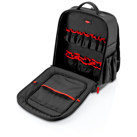 KNIPEX Modular X15 Sanitär-Starter Kompakter Werkzeugrucksack 24-teilig | 00 21 51 HK S