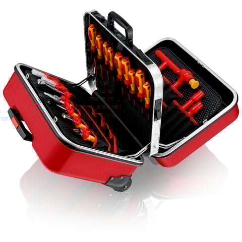 Caixa de ferramentas "BIG Twin Move RED" Competência Elétrica 42-teilig | 98 99 15