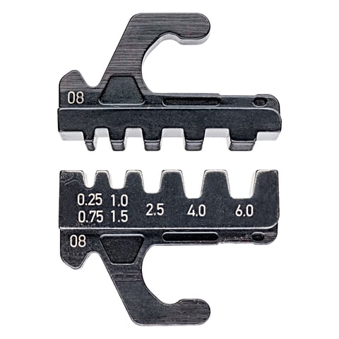 Crimpeinsatz Für isolierte + unisolierte Aderendhülsen 0,25 - 6 mm² | 97 39 08