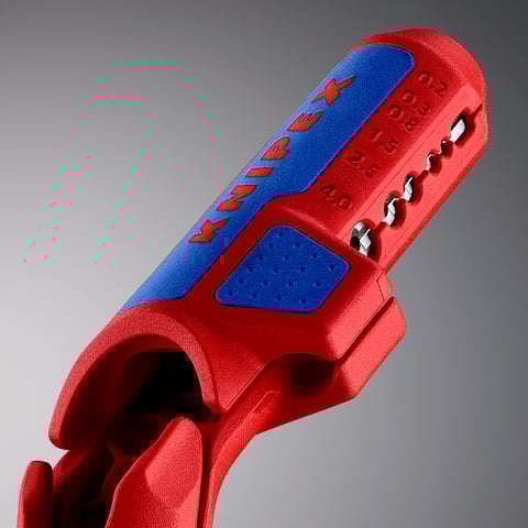 KNIPEX ErgoStrip® Universal-Abmantelungswerkzeug Für Linkshänder | 16 95 02 SB