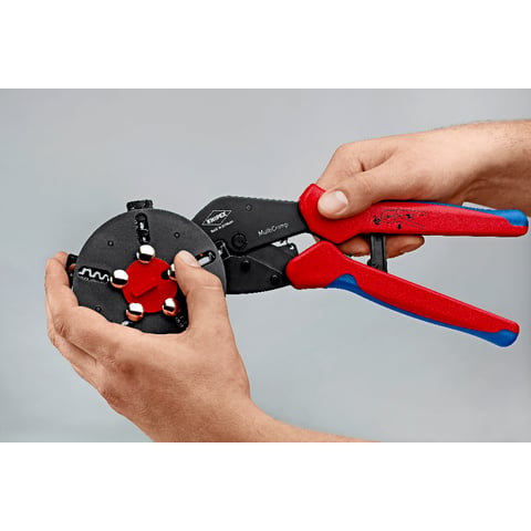 KNIPEX MultiCrimp® Crimping Pliers with changer magazine | KNIPEX