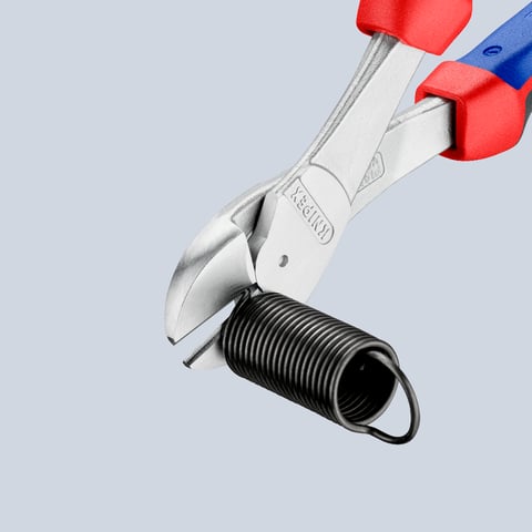 Tronchese Laterale Knipex Tipo Forte 200 Mm - Cromato, Isolato VDE, Per Meccanica E Elettrico