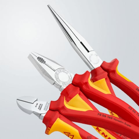 Electro Set 1 x 03 06 180, 1 x 26 16 200, 1 x 70 06 160 | KNIPEX