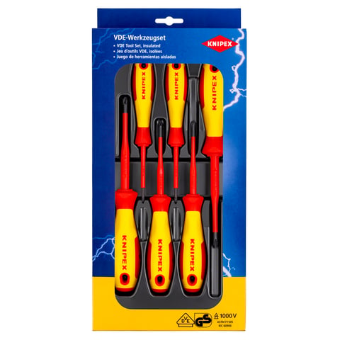 VDE Schraubendreher-Paket Phillips® / Pozidriv® 6-teilig | 00 20 12 V03