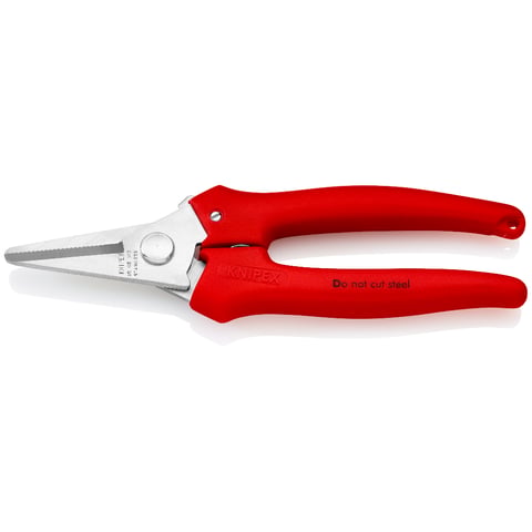 Knipex 03 05 140 5.5" Combination Pliers - Chrome, Induction Hardened Cutters, Soft Grip Handles