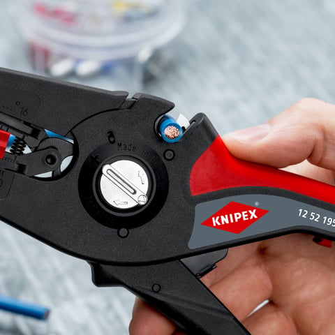 KNIPEX PreciStrip16® Automatische Abisolierzange | 12 52 195