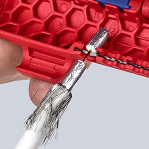 KNIPEX ErgoStrip® Universal-Abmantelungswerkzeug Für Linkshänder | 16 95 02 SB