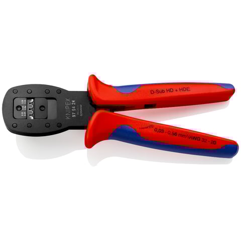 Crimping Pliers for micro plugs Parallel crimping | KNIPEX