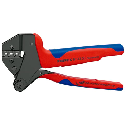 Crimp-Systemzange Für unisolierte, offene Steckverbinder | 97 43 05