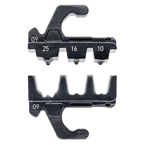 Crimpeinsatz Für isolierte + unisolierte Aderendhülsen 10 / 16 / 25 mm² | 97 39 09