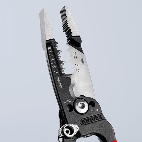 KNIPEX WireStripper Multifunktions-Elektrikerzangen Amerikanisches Modell | 13 71 8