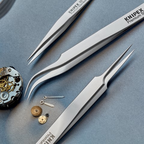 pellicule 2点セット 精密ピンセット | KNIPEX