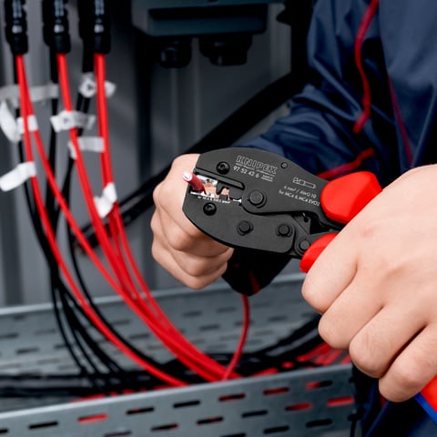 KNIPEX PreciForce Crimping pliers for MC4®/MC4® Evo 2 connectors