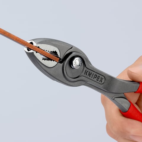 KNIPEX TwinGrip Alicate de agarre frontal y lateral | 82 01 200