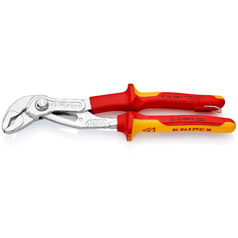 KNIPEX Cobra® VDE Hightech-Wasserpumpenzange, isoliert | 87 26 250 T