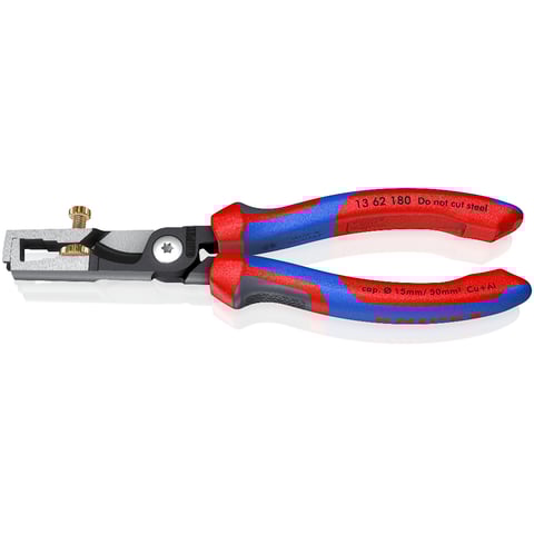 KNIPEX StriX® Abisolierzangen mit Kabelschere | 13 62 180