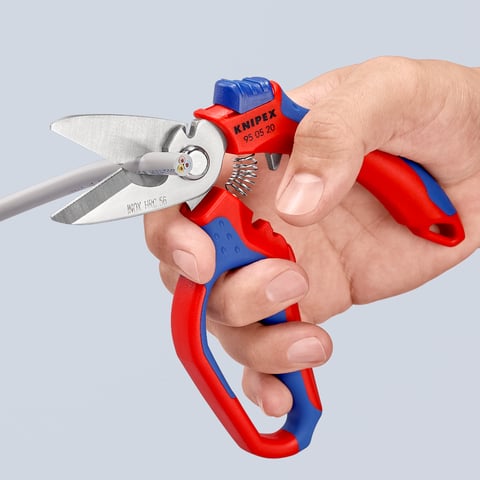 Gewinkelte Elektrikerschere | 95 05 20 SB