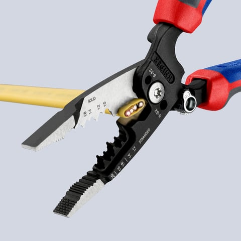 KNIPEX WireStripper Multifunktions-Elektrikerzangen Amerikanisches Modell | 13 72 8