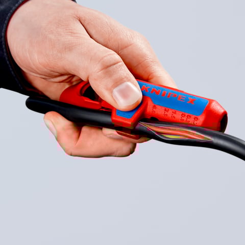 KNIPEX ErgoStrip® Universal Stripping Tool For left-handers | KNIPEX