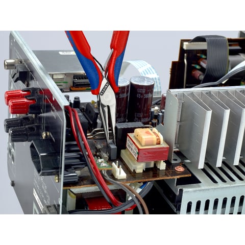 Elektronik-Greifzange Mit durchgestecktem Gelenk | 35 52 145