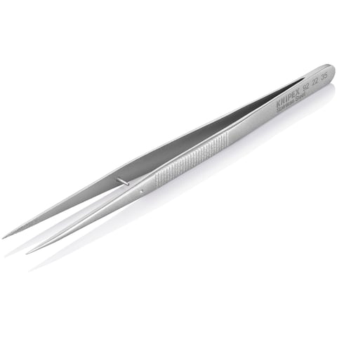 Präzisionspinzette Mit Führungsstift Spitze Form | 92 22 35
