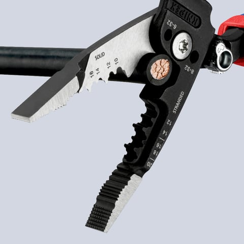 KNIPEX WireStripper Multifunktions-Elektrikerzangen Amerikanisches Modell | 13 72 8