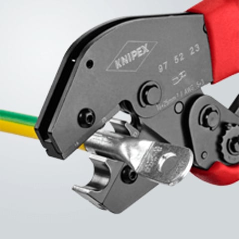 Crimpzange Auch für Zweihandbedienung | KNIPEX
