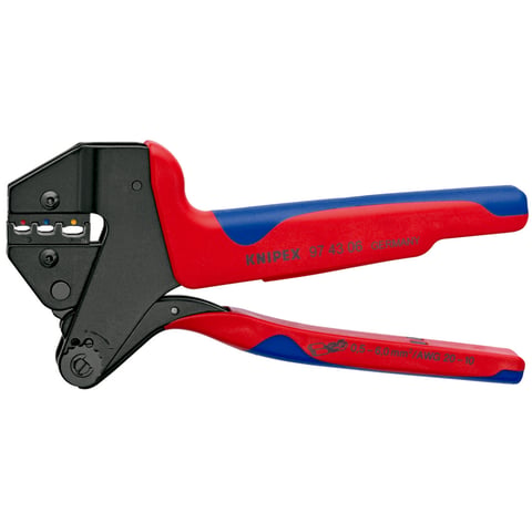Crimp-Systemzange Für isolierte Kabelschuhe und Steckverbinder | 97 43 06