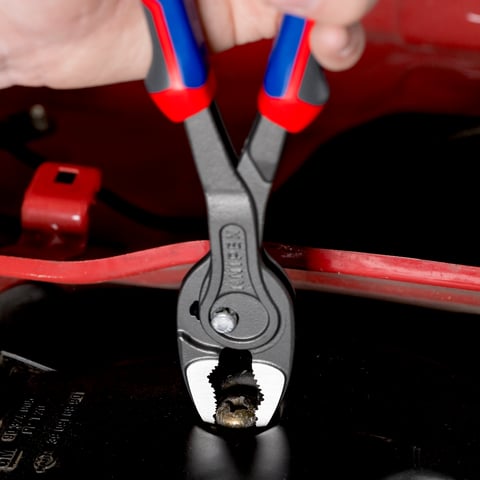 KNIPEX TwinGrip® Alicate de agarre frontal e lateral | 82 02 250