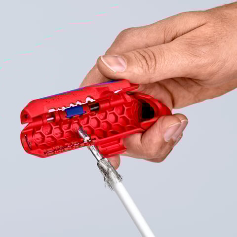KNIPEX ErgoStrip® 汎用ストリップツール 右利き仕様 | 16 95 01 SB