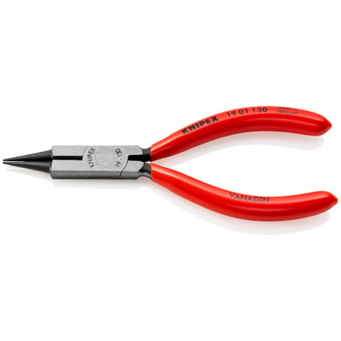 Knipex Pince à Becs Ronds Avec Tranchant 130 Mm – Pince Orfèvre Noire Atramentisée, Précision Pour Bijoux Et Électronique