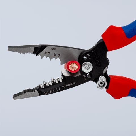 KNIPEX WireStripper Multifunktions-Elektrikerzangen Amerikanisches Modell | 13 72 8