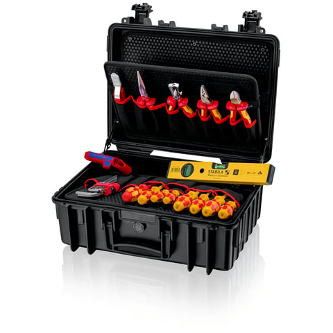 Werkzeugkoffer „Robust23 Start" Elektro 24-teilig | 00 21 34 HL S2