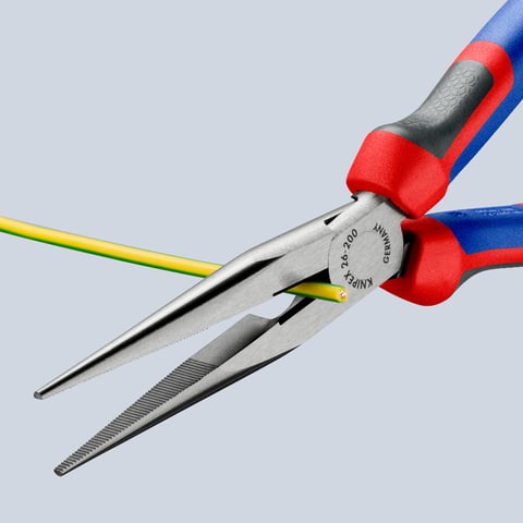 やちるページ カッター付き平丸型プライヤー （くちばし型プライヤー） | KNIPEX