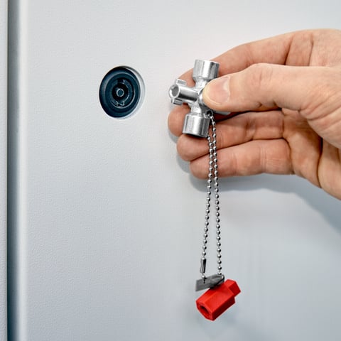 Schakelkastsleutel Voor alle standaard schakelkasten en afsluitsystemen | 00 11 02