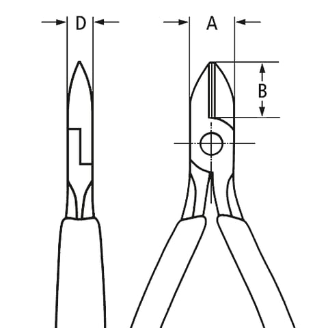 Alicate de corte diagonal Para electromecánica | 76 22 125