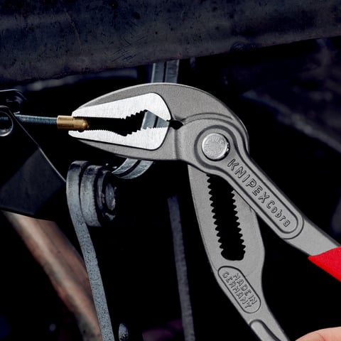 KNIPEX Cobra® ES Szczypce nastawne do rur z wydłużoną szczęką | 87 51 180