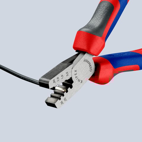 Crimping Pliers for wire ferrules | KNIPEX