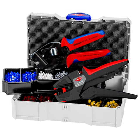 Crimp-Sortiment Für Aderendhülsen 1 x 12 40 200, 1 x 97 53 09, 8 x Aderendhülsen Sets | 97 90 16
