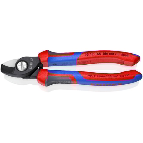 Cable Shears With opening spring | KNIPEX